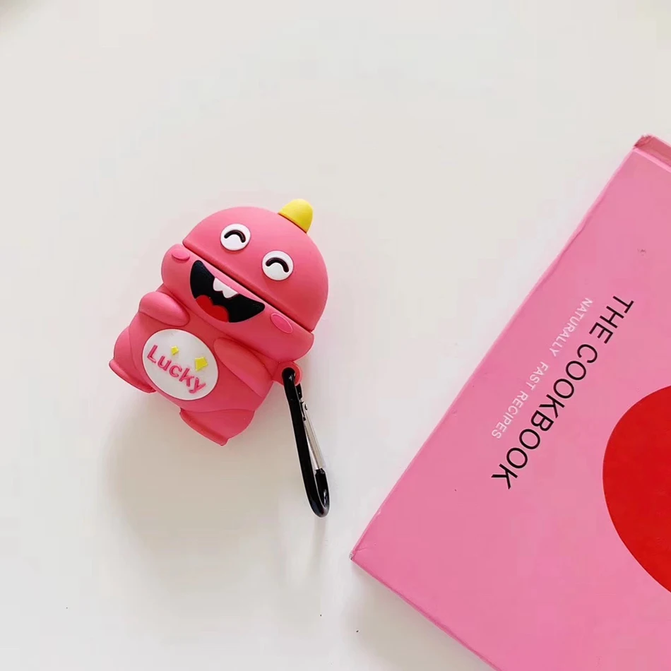 571C 3D Bluetooth беспроводные наушники чехол для AirPods 2 чехол силиконовый белка милый мультяшный чехол Крышка для Apple Air pods чехол - Цвет: 571C
