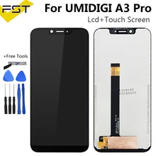 5," черный для UMI UMIDIGI A3 Pro ЖК-дисплей и кодирующий преобразователь сенсорного экрана в сборе запасные части+ инструменты для UMIDIGI A3Pro