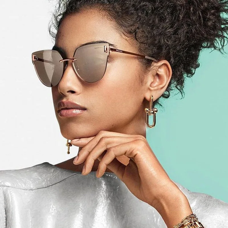Gold Plated Earrings Fashion Earrings Metallic Color Earrings Metal Earrings Silver Earrings Women U-Shape France Gift