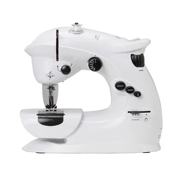 

Sewing Machine Mini Manual Portable Assistant New Home Electric Desktop Multi-Function Thick Lockable Button DIY Clothes UFR-403