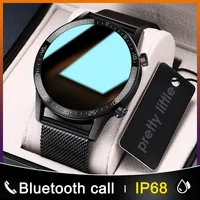 New L13 Smart Watch Men IP68 Waterproof ECG PPG Bluetooth Call Blood Pressure Heart Rate Fitness Tracker Sports Smartwatch