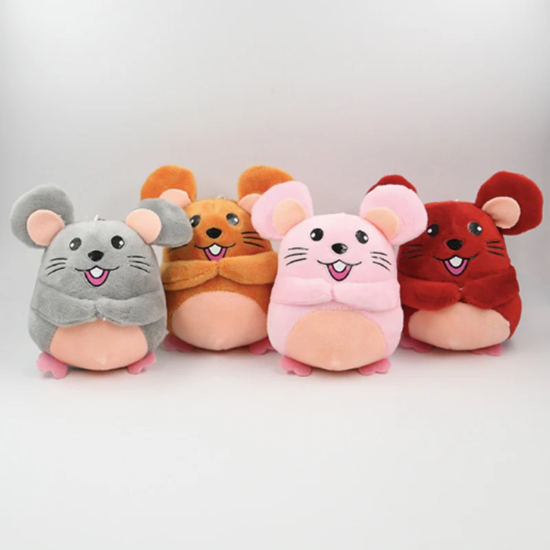 Mixed Colors 50 шт./лот 10 см Новая мышь плюшевая игрушка-животное мягкий брелок кулон подарок плюшевая игрушка - Цвет: Mixed Colors
