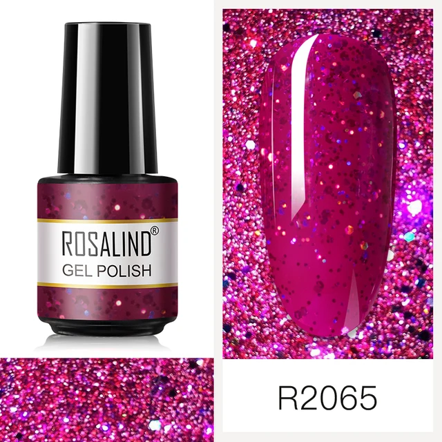 ROSALIND Nail Art 7ML Gel Polish 80 Color For Manicure Design UV Nail Polish Gel Lacquer Soak Off Semi Permanent Gel Nail Polish RAR2065