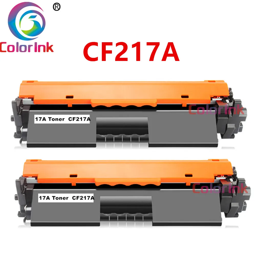 Цвет чернил без чипа CF217A CF217 17A 217A тонер-картридж 217 Для hp LaserJet Pro M102a M102W 102 МФУ M130a M130fn 130 M102 - Цвет: 2 Pack without chip