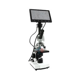 HC-R069 Top sale 7 inch LCDLED Digital veterinary animal Semen sperm Ovulation Observation analyzer Veterinary Microscope