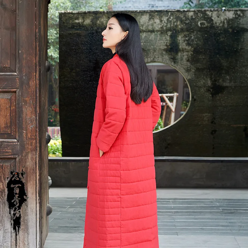 Осенние и зимние традиционные китайские халаты - Цвет: 2