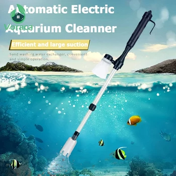 

Aquarium Automatic Electric Sand Washer Gravel Cleaner Water Changer Filter Siphon Vacuum Water Pump for Fish Tank Cleaner Tools
