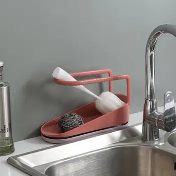 

New Creative Plastic Table Drain Rack Kitchen Sink Faucet Sponge Wipe Rack Cloth Rack Drain Rack Sink Sponge Holder Dropshipping