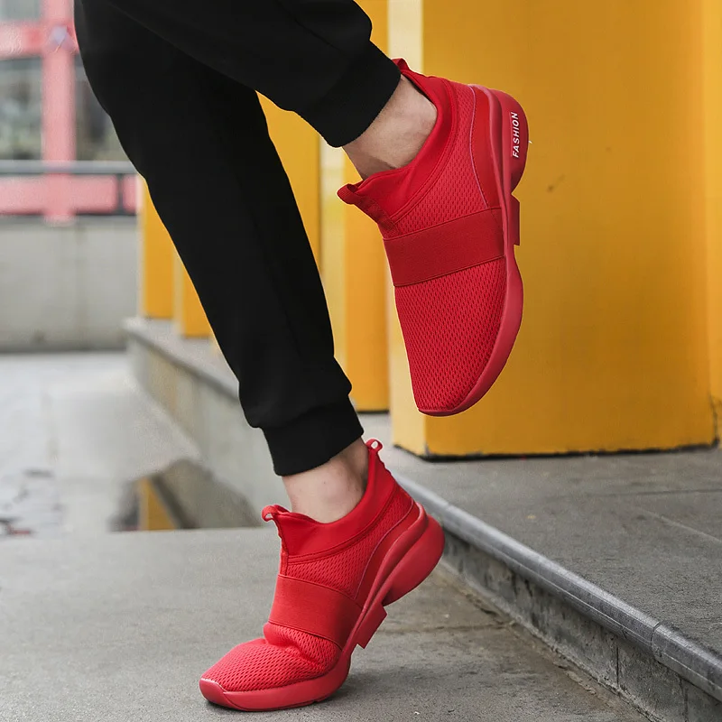 Новинка года; Осенняя женская обувь; высокие кеды с красным носком; мужские модные кроссовки; Повседневная обувь белого цвета; zapatillas mujer; Размеры 35-46