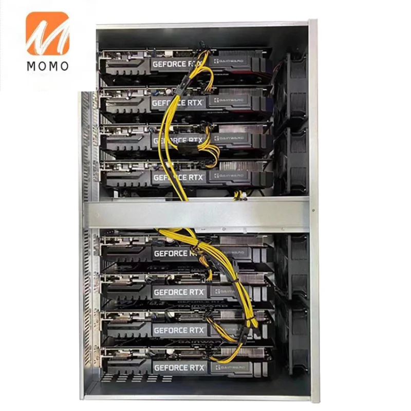 Desktop Pc Computer 8 card Rtx 3090 Graphic Cards Mining Rig Gpu Frame ...