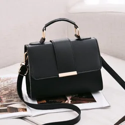 Elegant Summer Leather Handbag - Luxury Flap Crossbody Purse - 20X8X15cm (Black)