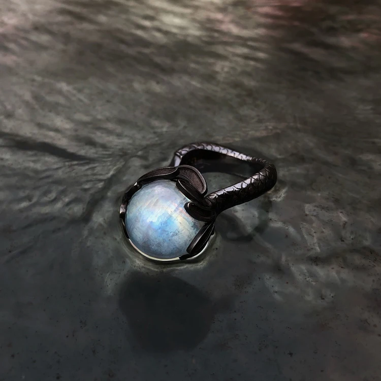 

925 Silver Original Design Simple Personality Mermaid Ring For Women Jewelry
