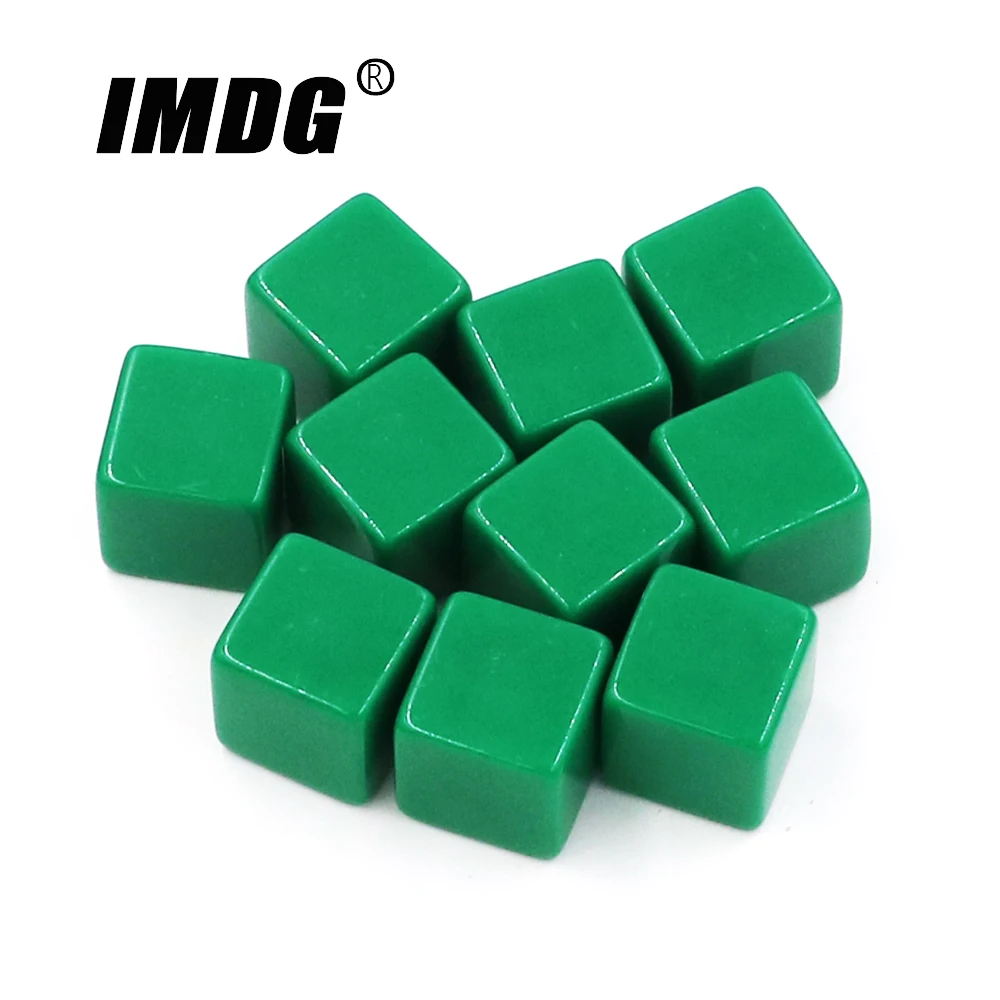 Acrylic Dice Blank Cubes Square Corner Teaching Props Game Accessories Mathematical Tools 10pcs/pack 16mm acrylic dice,game dice,dice set
