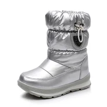 

Fur Wool Snow Boots Child Brand Design Australia Boots Winter Warm Plush Waterproof No-slip Boy Girls Mid-calf Boots Kids Shoes