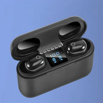 

TWS DT-18 Bluetooth 5.0 Earphones LED Power Display Wireless Headphone Stereo Sports Waterproof Earbuds Headsets With Microphone