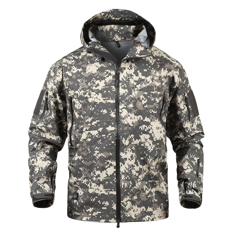 JLETOLI, водонепроницаемая куртка, ветровка, зимняя, для улицы, походная куртка, для мужчин и женщин, пальто, ветрозащитная, жесткая оболочка, куртка, тактическая одежда