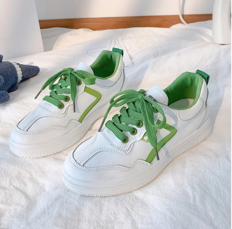 

Spring Women Shoes Women White Casual Shoes Breathable Flats Fashion Sneakers Women Vulcanization Shoes
