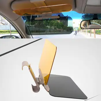 

2 in 1 Car Sun Visor HD Anti Sunlight Dazzling Auto Goggle Day Night Vision Driving Mirror UV Fold Flip Down Clear View
