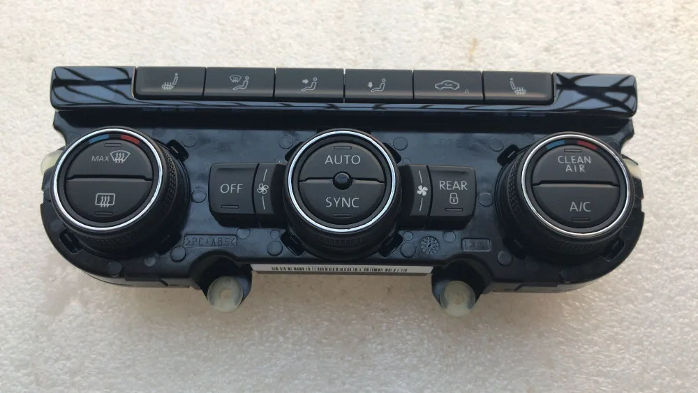 CHESHUNZAI Climatronic Air Condition Control Switch Panel AC Seat Heater air conditionin For VW Passat B7 CC 561 907 044