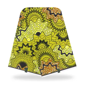 

Fashion African Wax Prints Fabric Ankara Wax High Quality Ghana Style 6 yards Nigeria wax Fabric for Party Dress