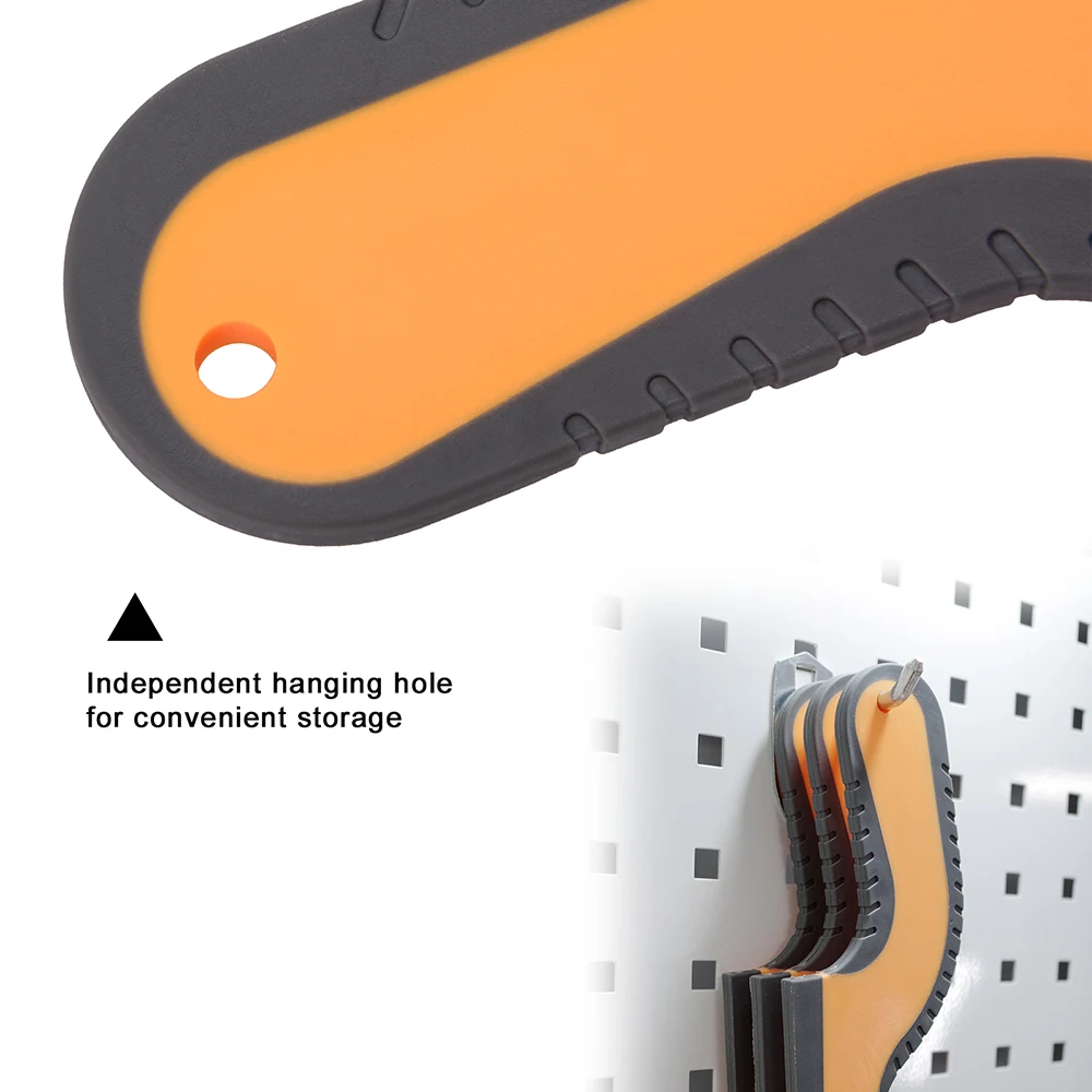FOSHIO Rubber Scraper for Window Tinting Carbon Fiber Vinyl Windshield Handle Water Wiper Squeegee Car Wrapping Application Tool