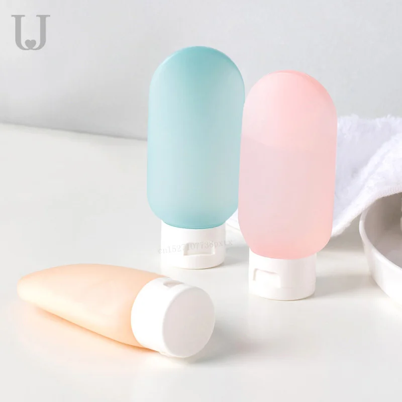 2019New Xiaomi Mijia JJ силиконовые для путешествий Набор бутылочек портативный удобный для кожи полезный, безопасный 60 мл для семейного путешествия