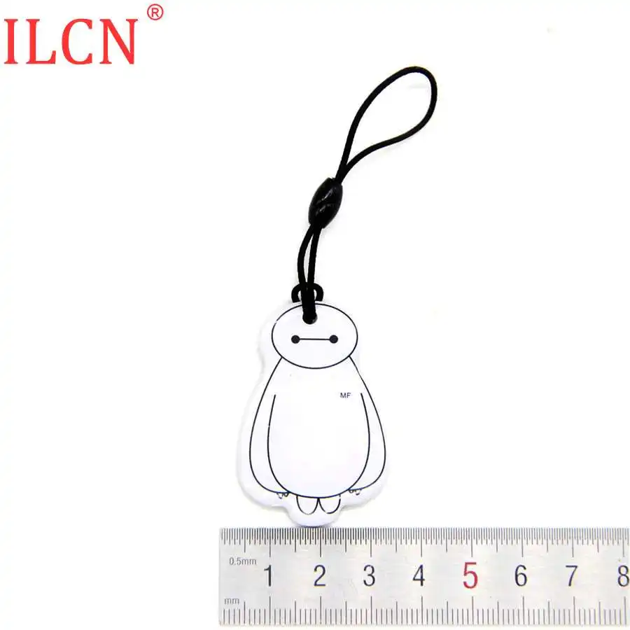S50 1K 13.56Mhz UID Changeable Writable IC Card Badge Key Fob Token Tag NFC RFID Dropping Glue Cartoon Keyfobs Fast Shipping 1