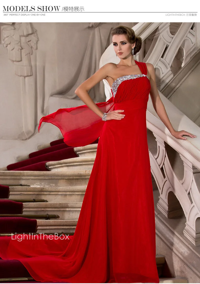 Стиль желинлик Горячая Кристалл vestido de festa longo одно плечо формальное платье подружки невесты
