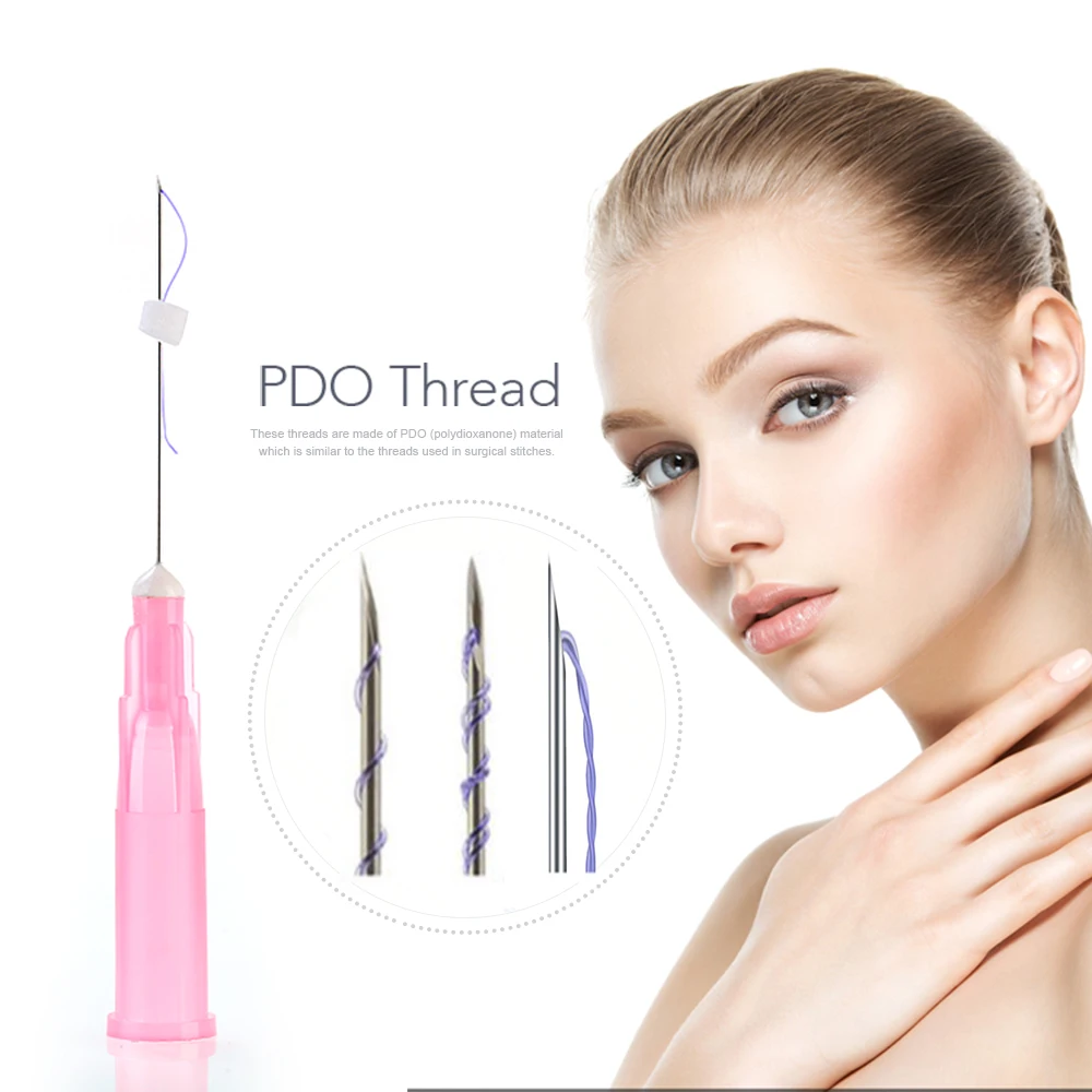 20 штук Pdo PCL PLLA Thread подтяжка лица наполнение способствует регенерации коллагена