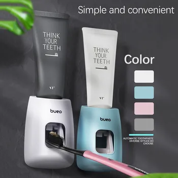 

Automatic Toothpaste Dispenser Dust-proof Toothbrush Holder Squeezer Home Bathroom Free Punching Artifact Bathroom Accessories