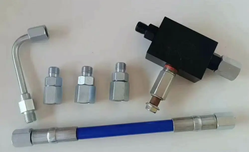 US $109.00 2500bar High Pressure Common Rail Pump Plunger Pressure Test Tool Set with Pressure Limiting Valve Diesel Pump Piston Repair