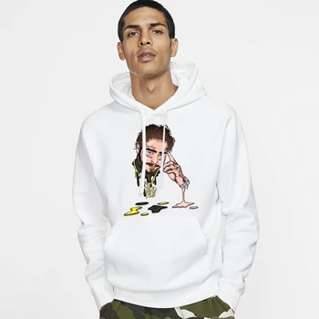 

Winter Boys/Girls Hoodies Post Malone Printing Streetwear Sweatshirts Autumn Women Men Baggy Hooded Sportswear Hooded Pullovers