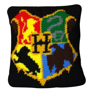 

Latch Hook Cushion Pattern Pillow Case Crochet Art & Crafts Acrylic Yarn for Embroidery Sofa Bed Cushion Cover Home Decor