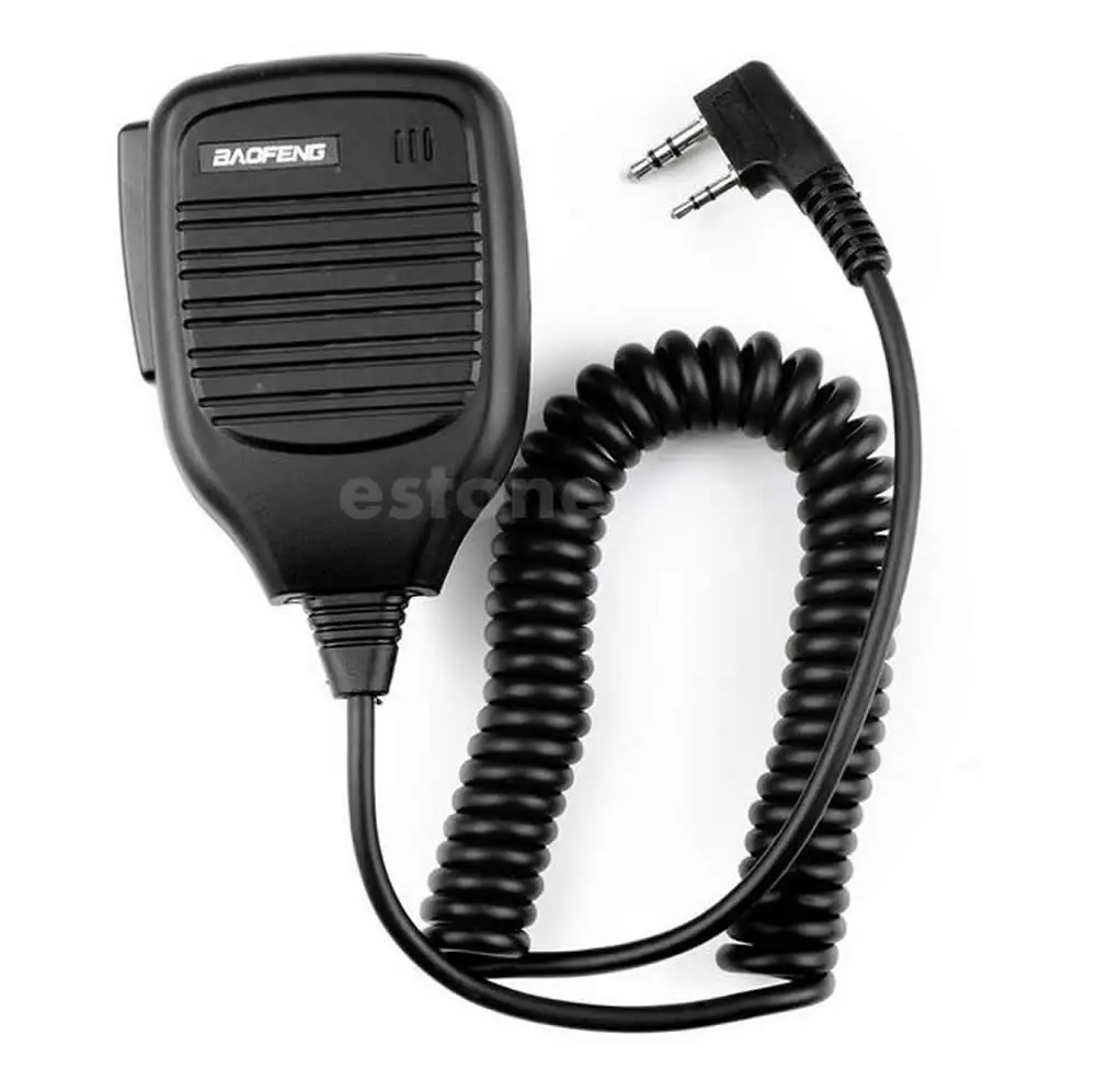For Baofeng BF-888S BF-UV5R/UV5RA BF-UV3R etc 2-Way Handheld Radio Speaker Mic afbeelding