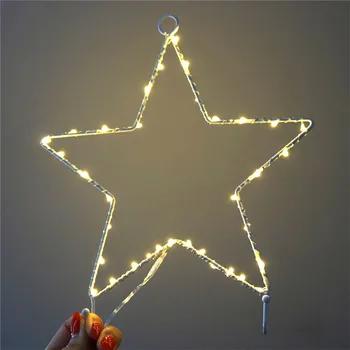 

Living Room Led Night Light Wrought Iron Kids Bedroom Cute Wall Hanging Gift Decorations Battery Operated Home Birthday Holiday
