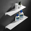 Brushed Gold Black White Bathroom Storage Rack 30-50cm Modern Bathroom Shelves Kitchen Wall Shelf Home Accessories 5