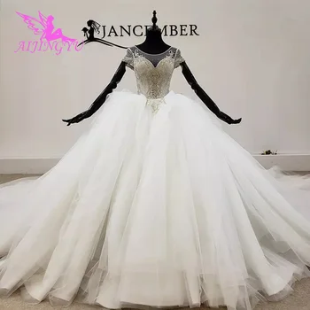 شراءAIJINGYU Frocks فساتين العروس بسيطة الملاك ترتدي رومانسية Xxxl حجم جديد بأسعار معقولة الزفاف الزفاف دريز