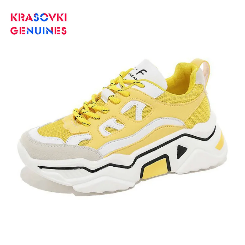 

Krasovki Genuines Sneakers Women Autumn Dropshipping Fashion Breathable Cross Tied Striped Solid Low Heel Causal Women Shoes