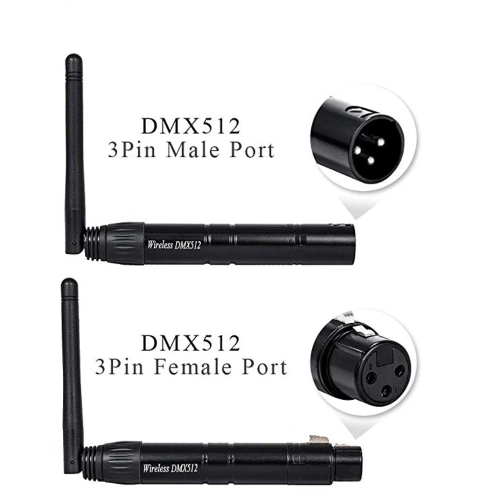 DMX512 무선 수신기 송신기 컨트롤러 2.4G ISM Dif 통신 거리 300m 무대 파 DJ 디스코 바 조명