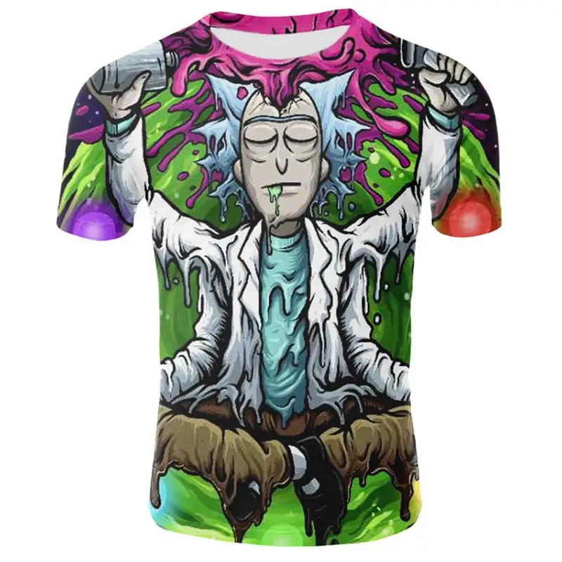 

Drop ship Rick and Morty By Jm2 Art 3D t shirt Men's children's tshirt Summer Anime Short Sleeve Tees O-neck Tops cartoon tshirt