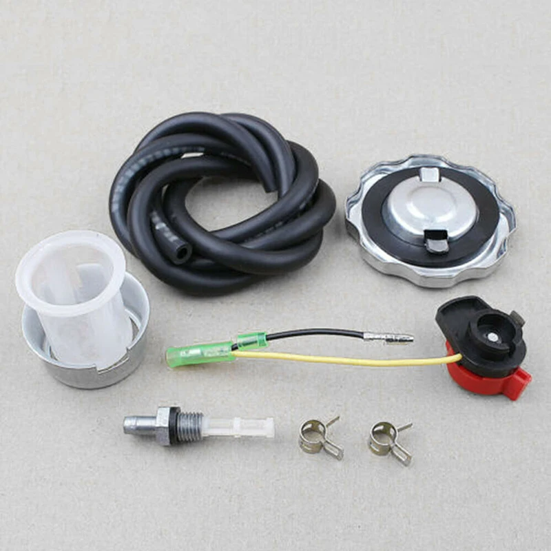 Fuel Gas Tank Cap Switch Parts Kit chainsaw carb repair kit carb repair kit ignition coil cap replacement Replacement For Honda GX160 GX200 GX270 GX340 GX390 Engine Generator Repair Tool Parts