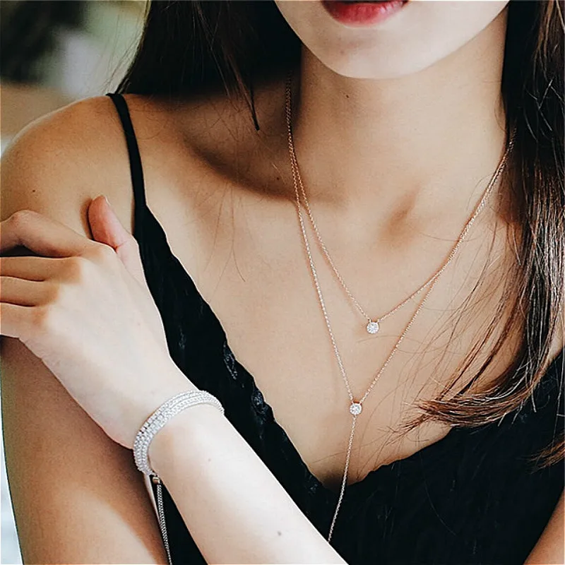 Модное женское колье из сплава, s, золотое ожерелье с кристаллами для женщин, подарок