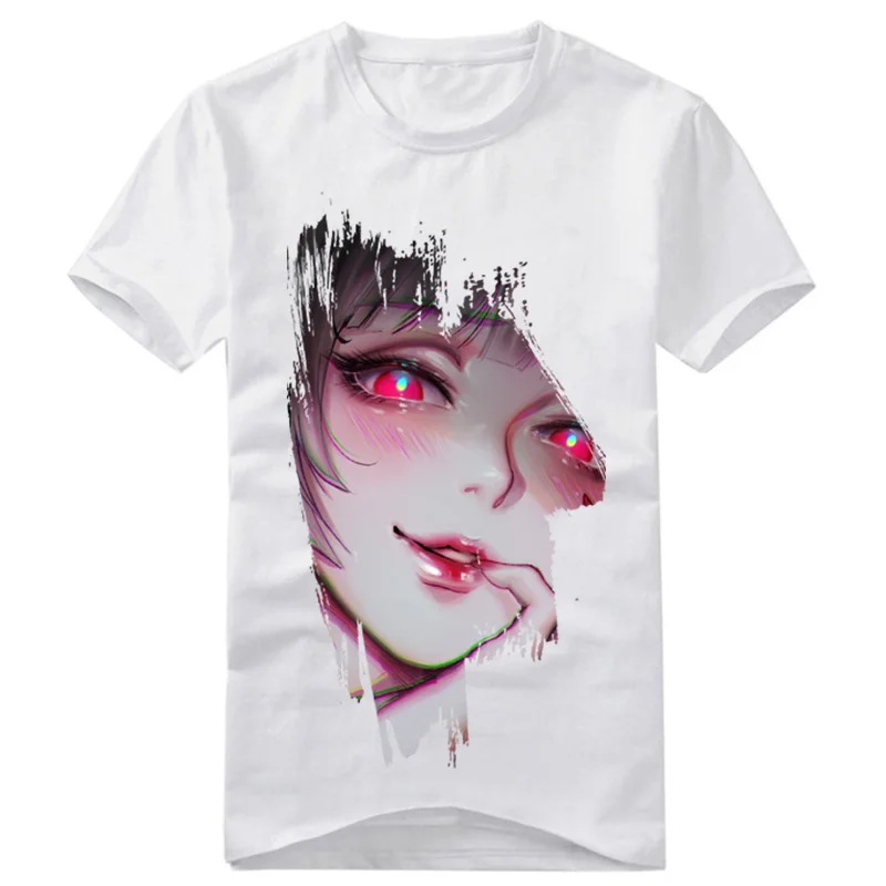 

Anime Kakegurui Compulsive Gambler Yumeko Jabami Momobami Kirari Short Sleeve Casual Tshirt Fashion Unisex Halloween Party tee