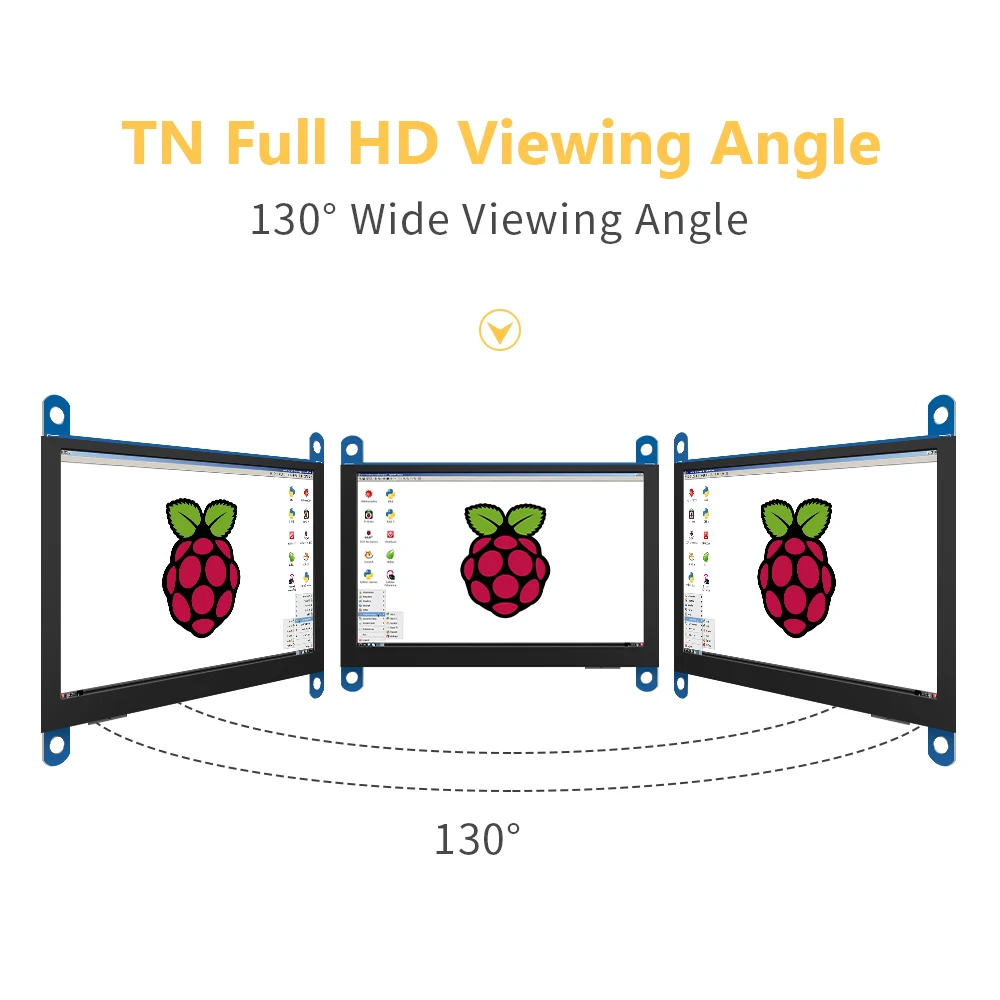 5.0  5008 AIDA64 5008 Monitor 480*800 Capacitive Touch Screen Raspberry Pi 4 3B+/ PC/Banana display HDMI-compatible module 5inch