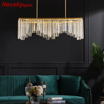 

Modern crystal chandelier dining room minimalist chandeliers for living room ceiling chandelier lighting fixtures copper lustres