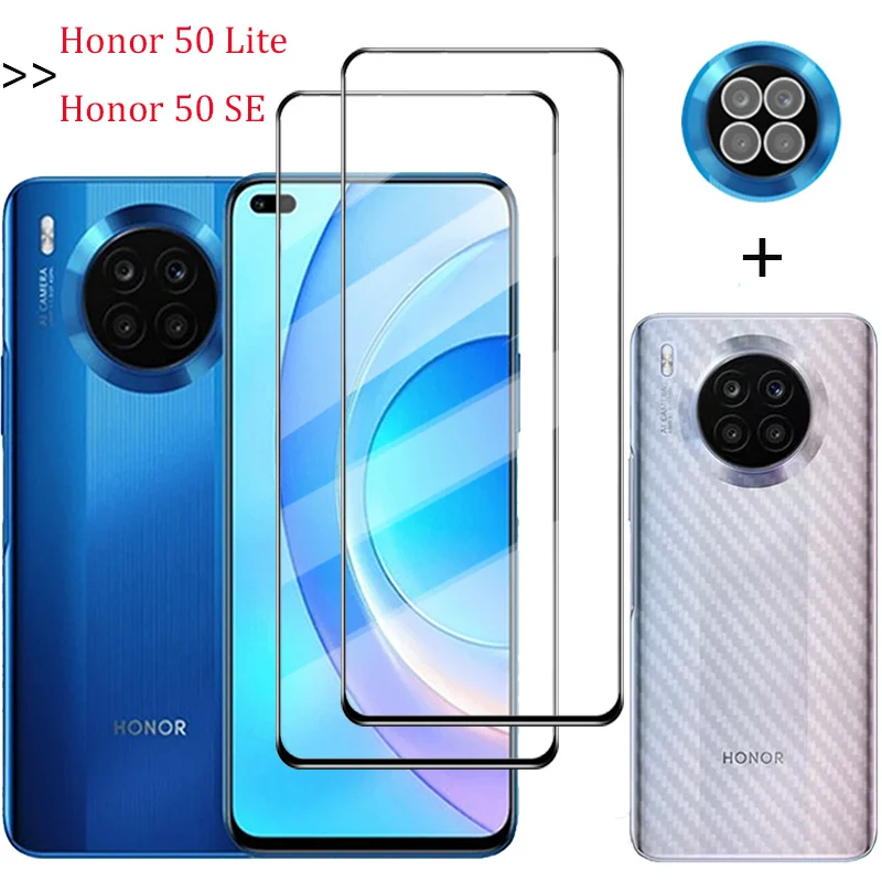 Protective Glass Honor 50 10X Lite Tempered Huawei SE Screen Protector Honor50 Light Back Cmera Film Honor50Lite | Мобильные