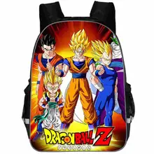 11/13/16/18 дюймов Dragon Ball анимационный школьный рюкзак с школьные сумки для мальчиков и девочек, девчачья детсадовская Начальная школа сумка Детские сумки для подгузников