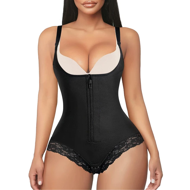 Women'S Fajas Waist Trainer Post Liposuction Skims Body Shaper Body High  Compression Front Closure Spanx Bodysuit with Hook-Eye - AliExpress