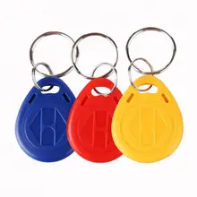 

5200 T5577 125khz Copy Rewritable Writable Rewrite keyfobs RFID Tag Key Ring Card Proximity Token Badge Duplicate Home Security