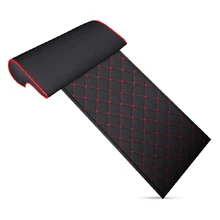 Автомобильное сиденье кожаный коврик для ног поддержка расширение коврик Мягкая поддержка ног Кожа Подушка наколенник памяти Универсальный